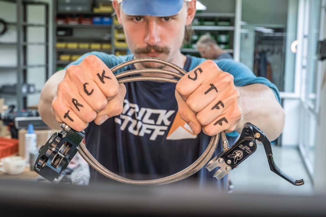 A 15-year-old brake - revitalised by Mo.