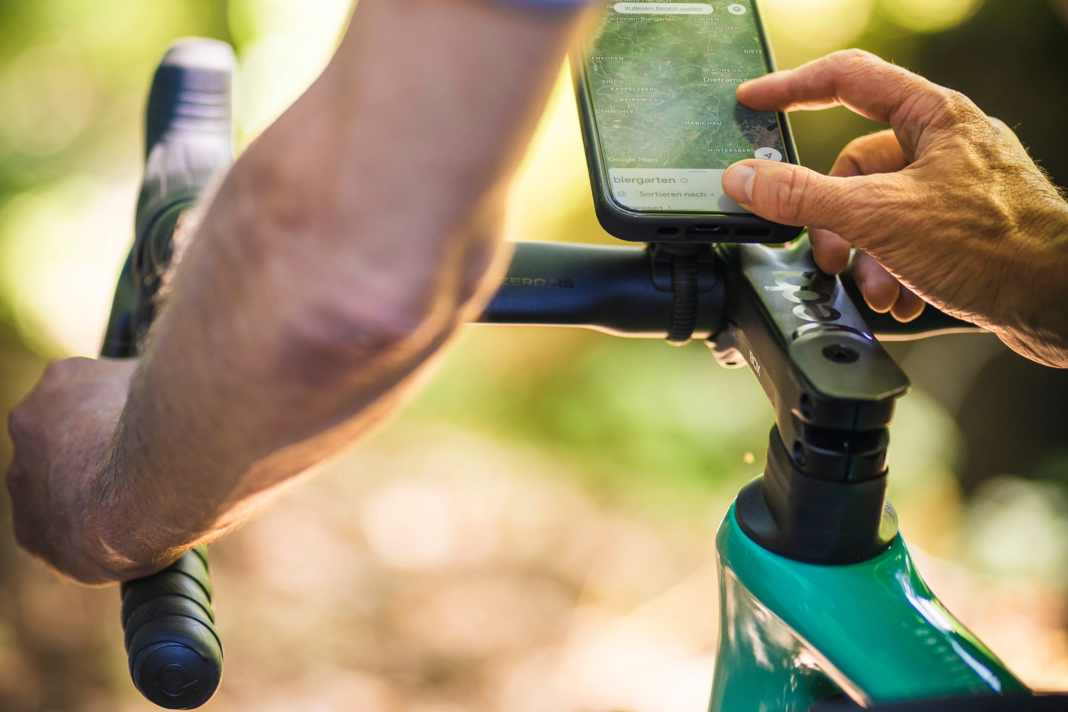Support pour smartphone pour vélo de course