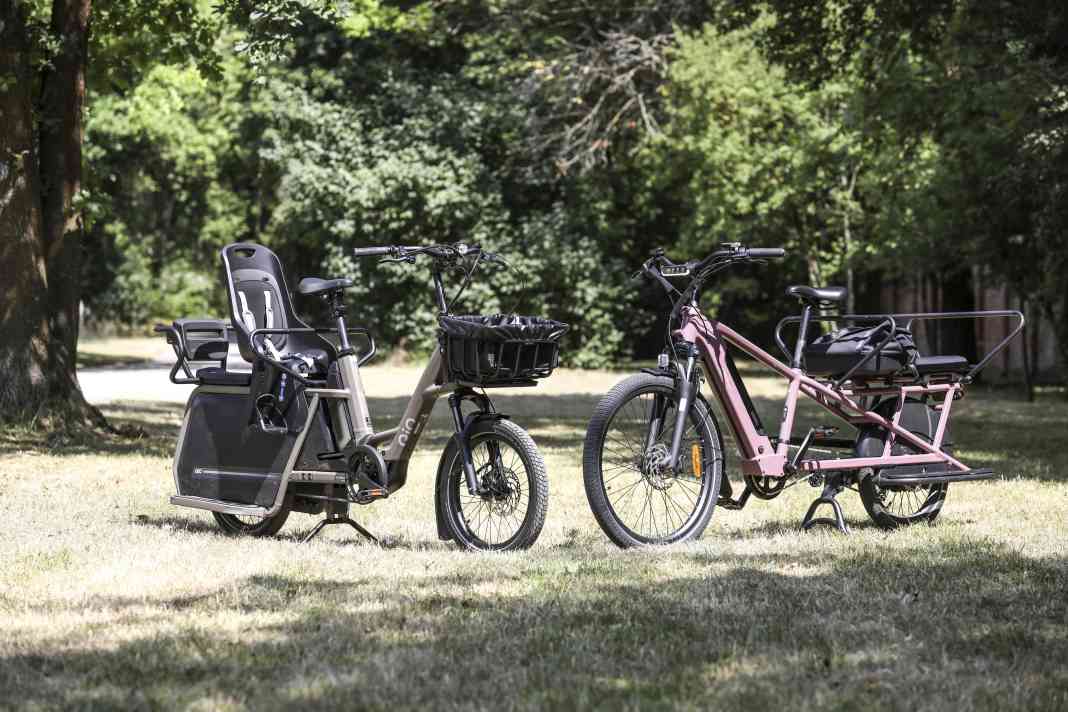 How much does a cargo bike have to cost? The Decathlon E Three 500 (on the right in the picture) costs just 2,699 euros, whilst the Qio Long Clax costs more than double that. What do you get for the extra cost?
