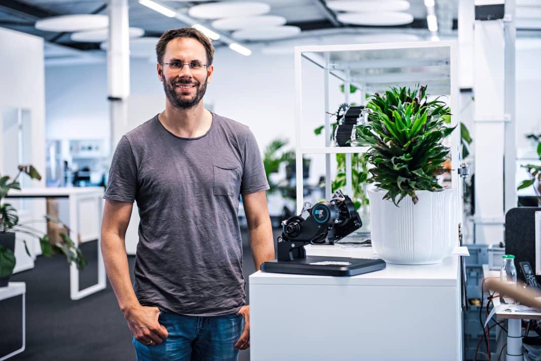 Christoph Lermen, Pinion: The aerospace engineer is one of the two company founders and still prefers to ride bikes with studded tyres.