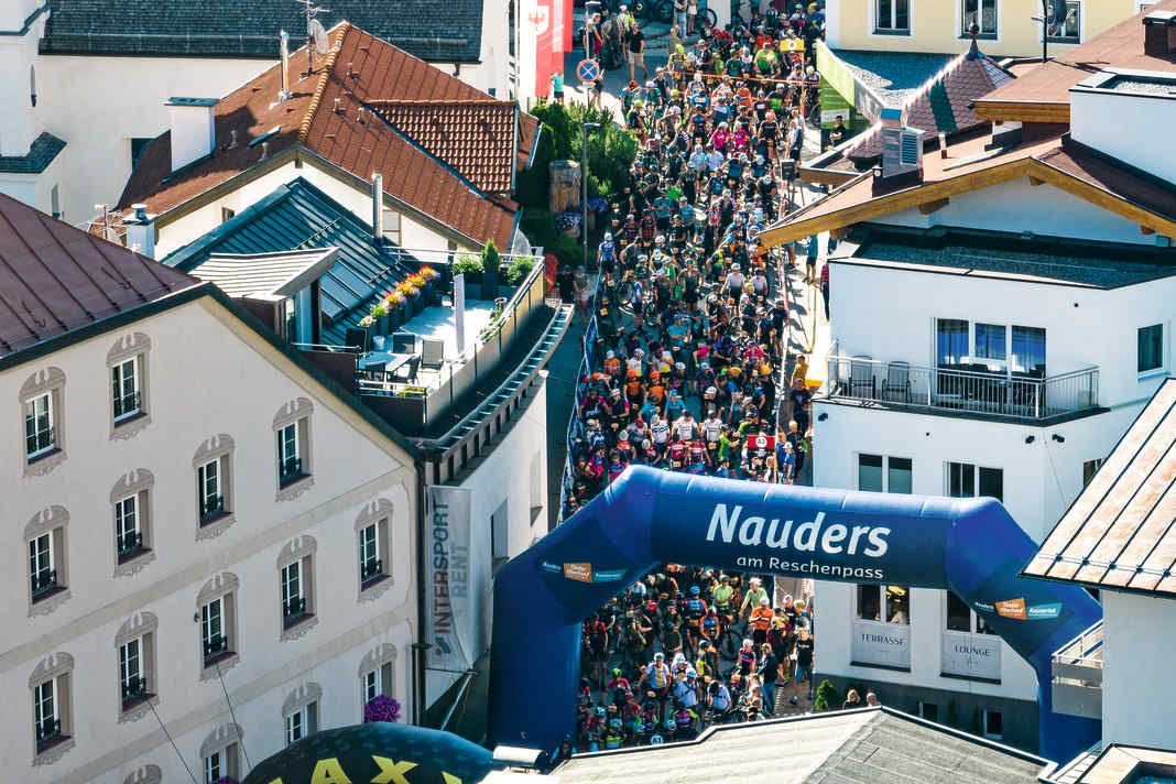 Nur noch wenige Tage bis zum Start der nächsten BIKE Transalp. Nauders wird wieder ein Etappenort sein.