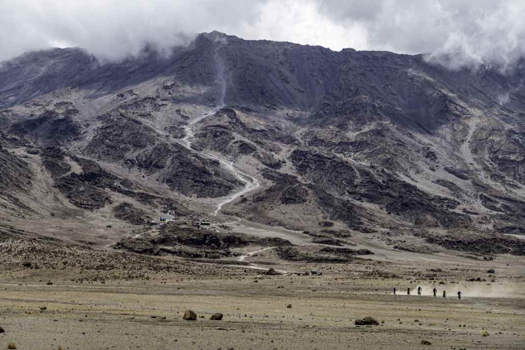 Die Landschaft des Massivs wurde von der UNESCO zum Weltkulturerbe erklärt. Hier auf Höhe des Matterhorngipfels.