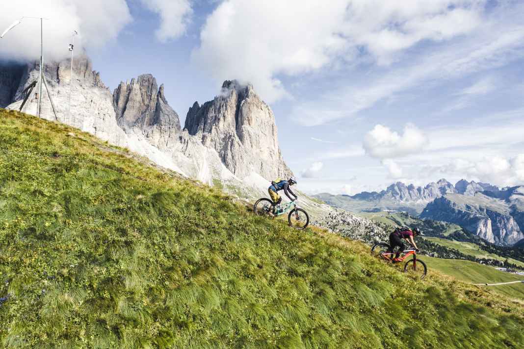 Bikepark-Trails in dieser Kulisse gehen schon über Instagram und Tiktok viral.
