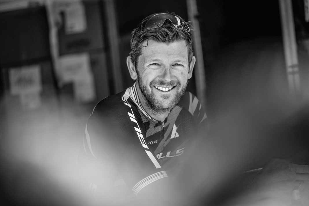 A) Karl Platt: The cross-country veteran loves fast cars, we'll tell you that much.