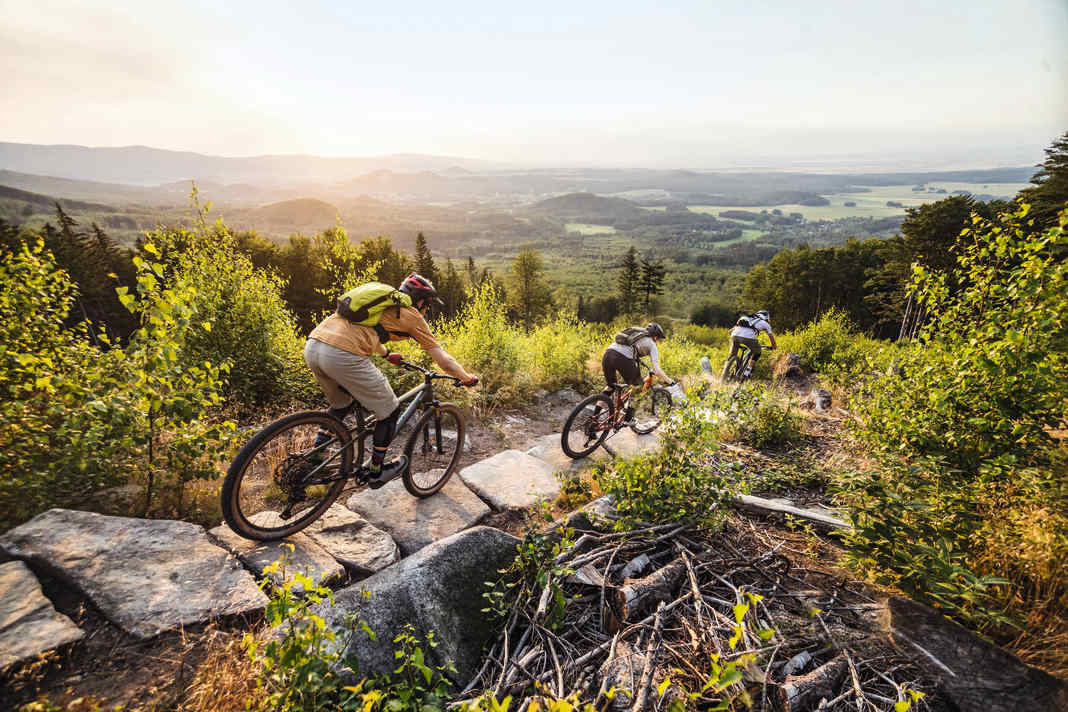 Route from one highlight to the next: a circular tour through the Czech Republic, from one celebrated trail centre to the next.