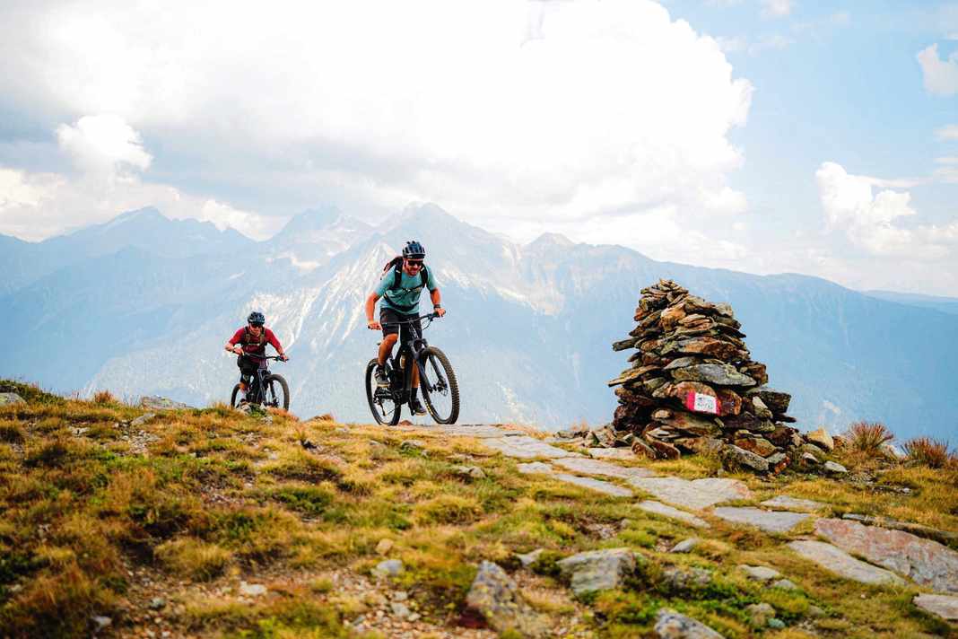 On the local Speikboden mountain in the Ahrntal Valley, you can go over the 2000 metre mark.