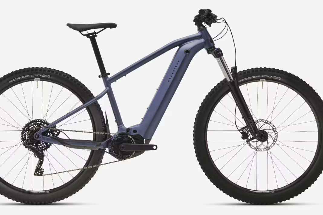 Decathlon E-Expl 520: €1,999, 23.9 kg, 130 mm suspension travel, Yamaha PW-CE motor with a 500 Wh battery. | Photo: Decathlon