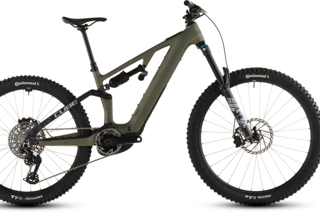 The Cube AMS Hybrid 177 C:62 TM 600X in reedgreen'n'matrix for 5999 euros.