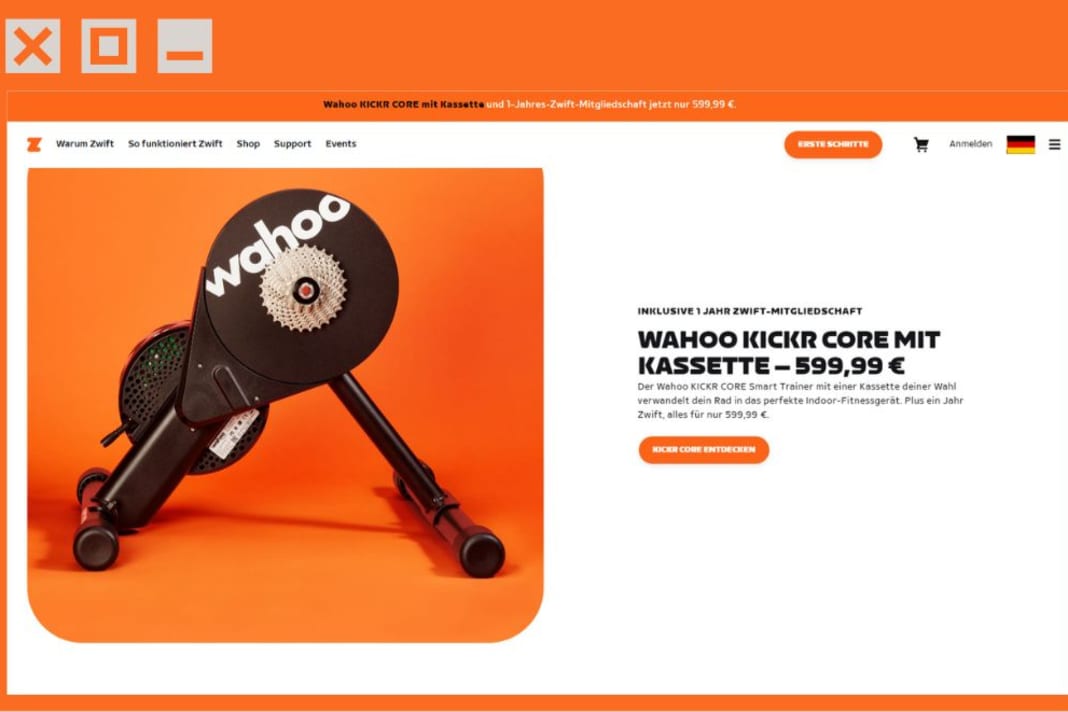 Wahoo and Zwift have teamed up to offer a joint indoor cycling package.