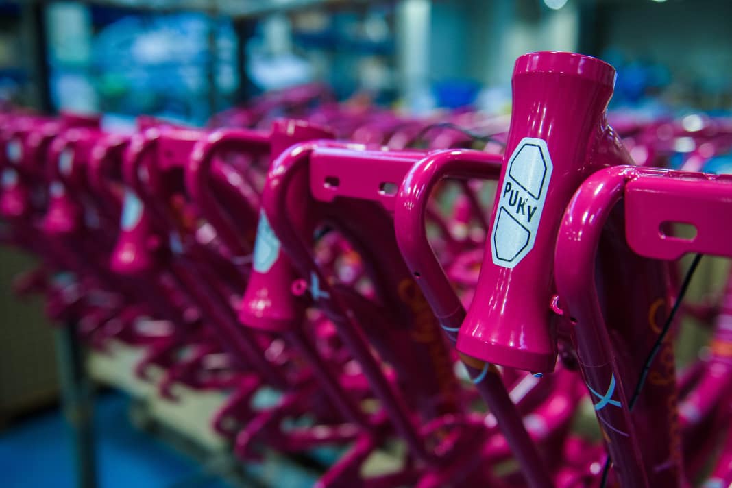 Der Kinderfahrzeugspezialist Puky fertigt einen Teil seiner Produkte in Deutschland – und das seit mehr als 75 Jahren. | Luka Gorjup | luxfotowerk.de