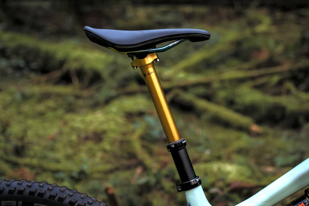 The new Fox Transfer SL: With more travel, the new dropper posts have also gained weight.