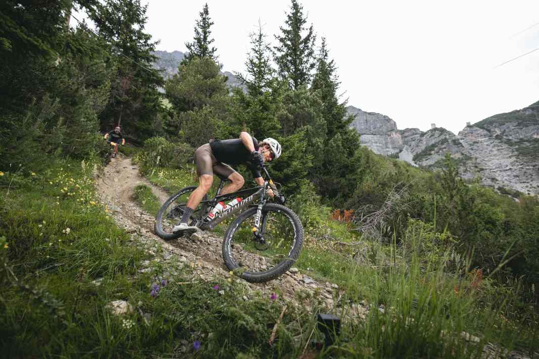 The Specialized Epic 8 was also ridden in a race for the endurance test.