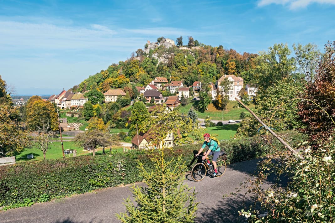 Ferrette Castle is one of the oldest in Alsace. From there you have a marvellous panoramic view.