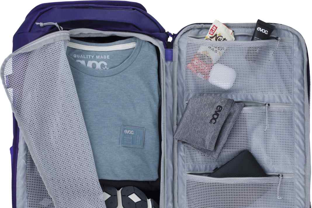 Auch hier, separate Fächer.