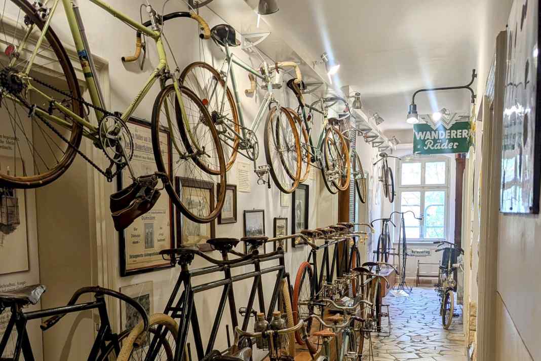 Über 230 historische Fahrräder beherbergt das Deutsche Fahrradmuseum.