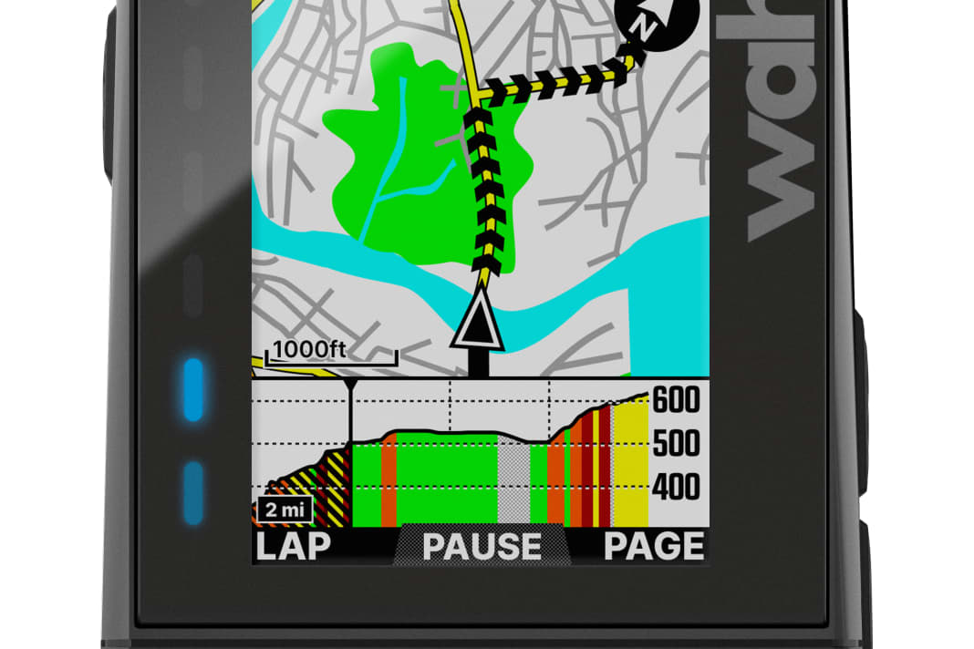 Das Farbdisplay des Elemnt Roam ist sehr detailgenau.