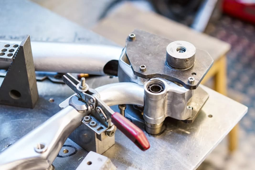 Der Rahmen für unser BIKE Project Europe, geheftet in der Lehre.