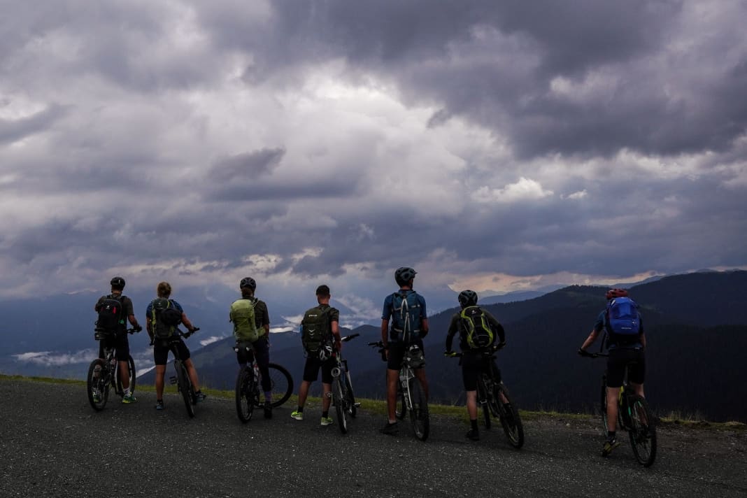 Nach dem Frühstück auf der Seidlalm sah es noch so aus, als würde sich die Sonne durchbeißen können.