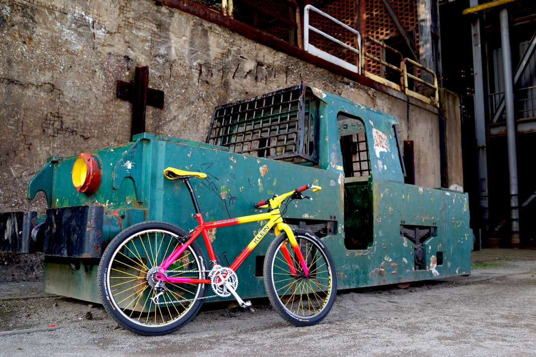 Worshipped back then, today with an iconic aura: The bikes of the US brand Klein, which was later bought up by Trek and discontinued, are highly sought after by collectors