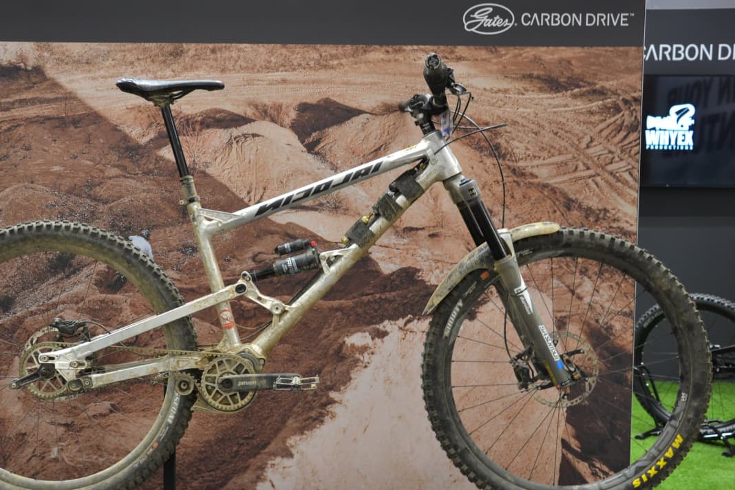 Das Nicolai-Enduro von Frank Schneider. Damit wurde er bei der Megavalanche 2022 in Alpe d’Huez Dritter in der M40-Wertung.