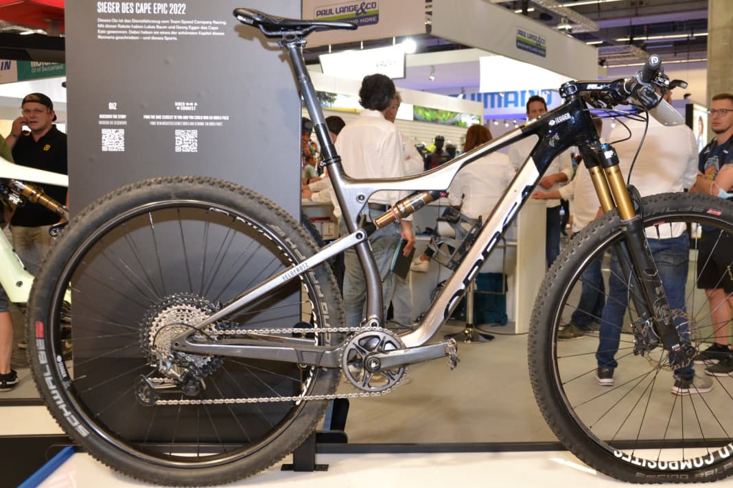 Gerorg Egger und Lukas Baum haben mit dem Orbea Oiz das Cape Epic 2022 gewonnen.