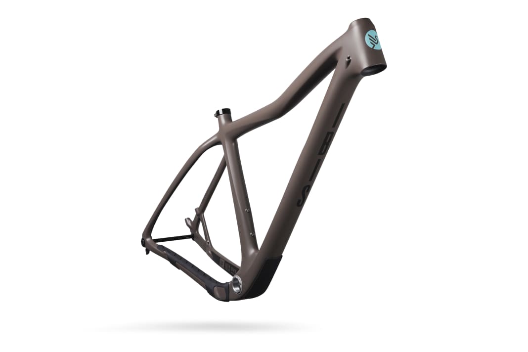 The frameset is available either in the colour Muddy Waters ...