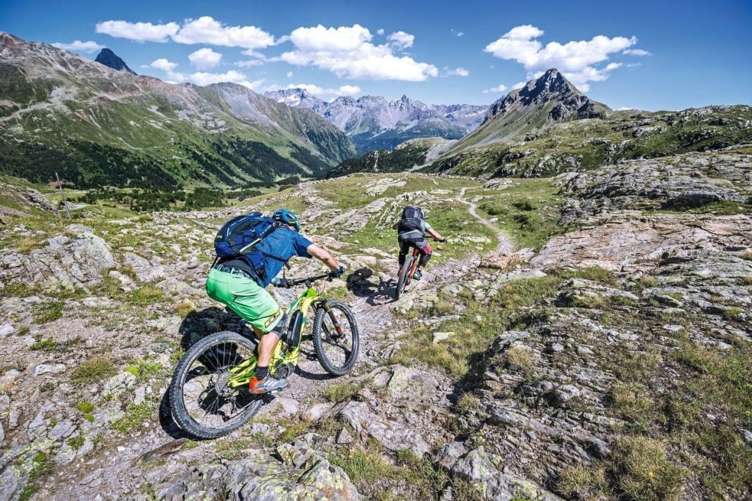 Das ultimative alpine Erlebnis, gepaart mit fahrtechnischen Finessen und Flow-Erlebnissen - deshalb taufte Hans Rey diese Runde "Feel the Alps".