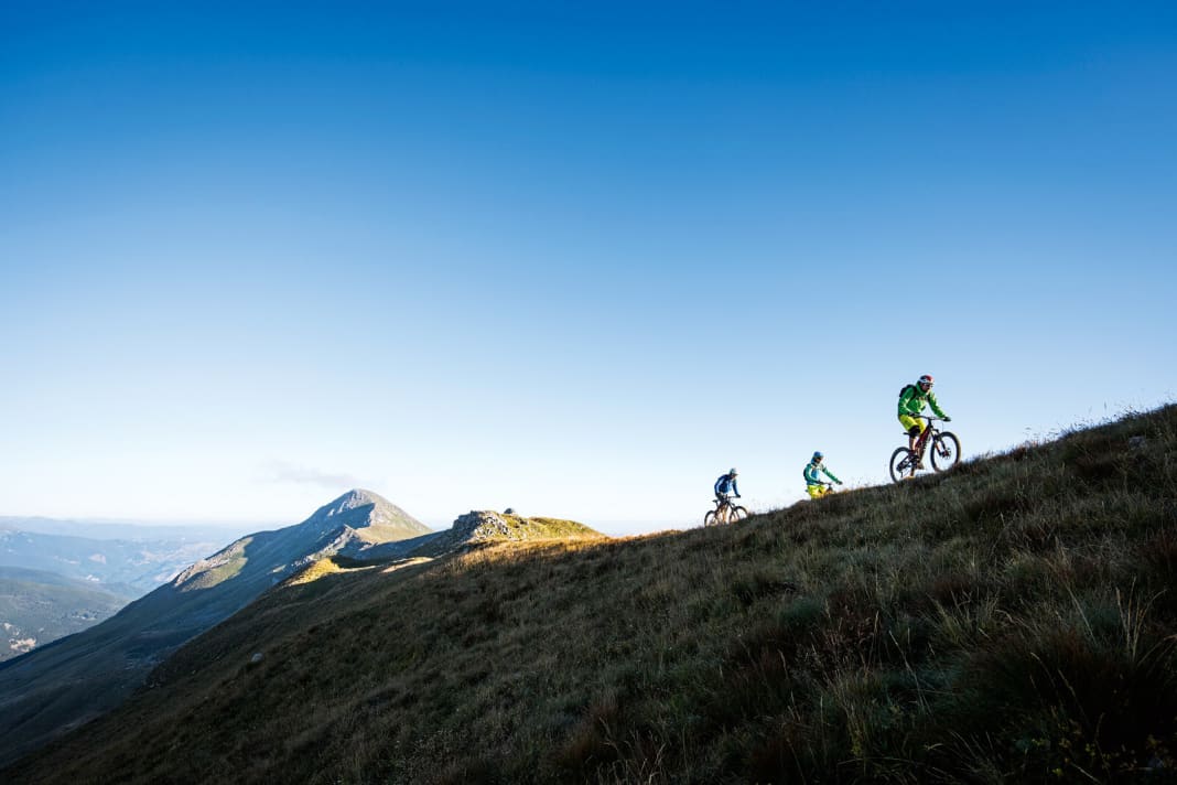 Apennines and Apuan Alps in Tuscany