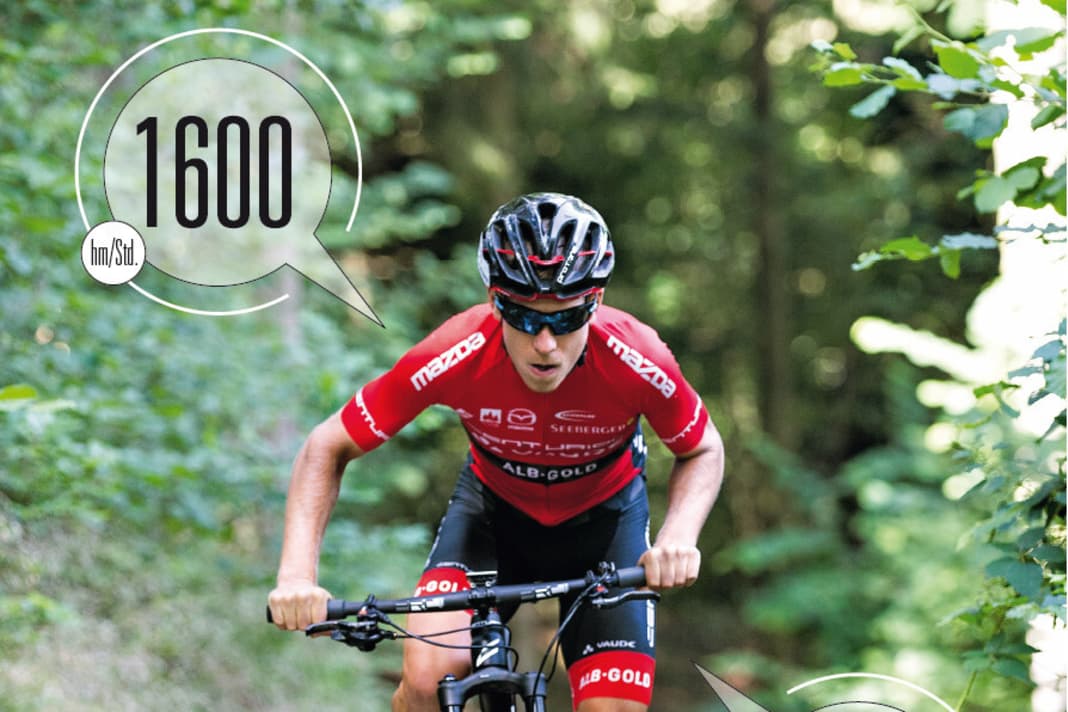 Uphill-König Hermann Pernsteiner bei der Arbeit