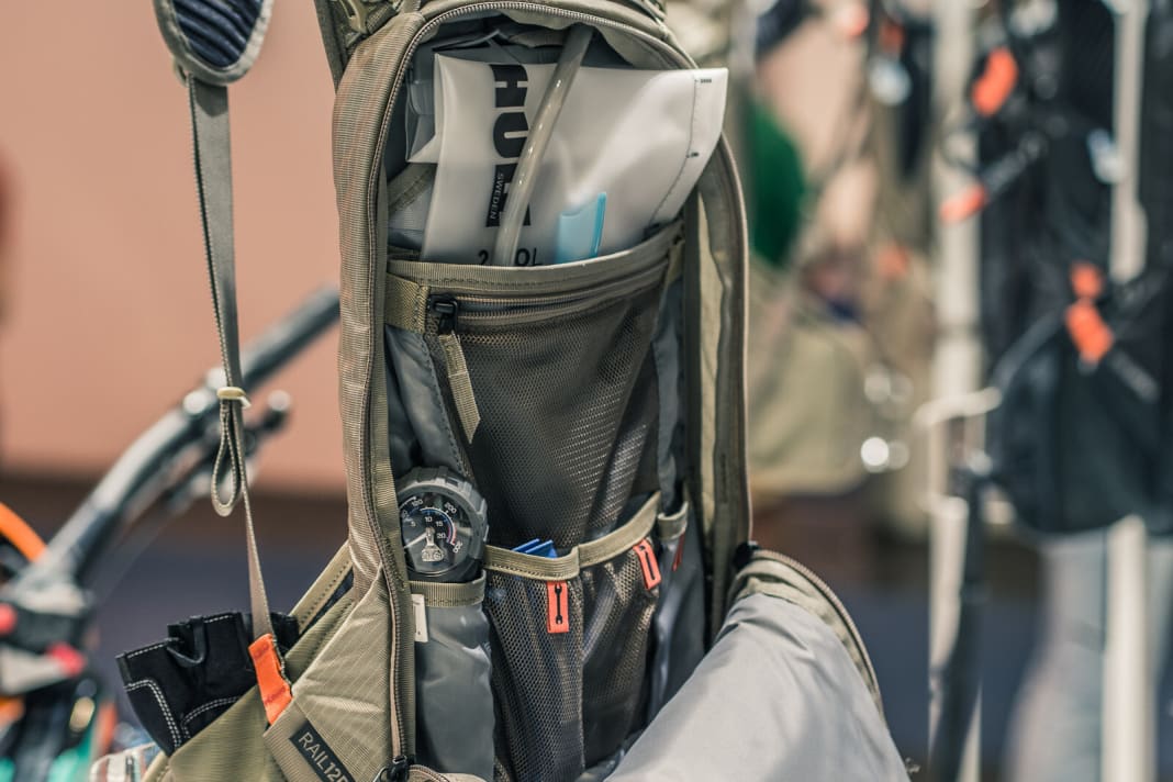 The main compartment has room for tools and equipment for a day trip.