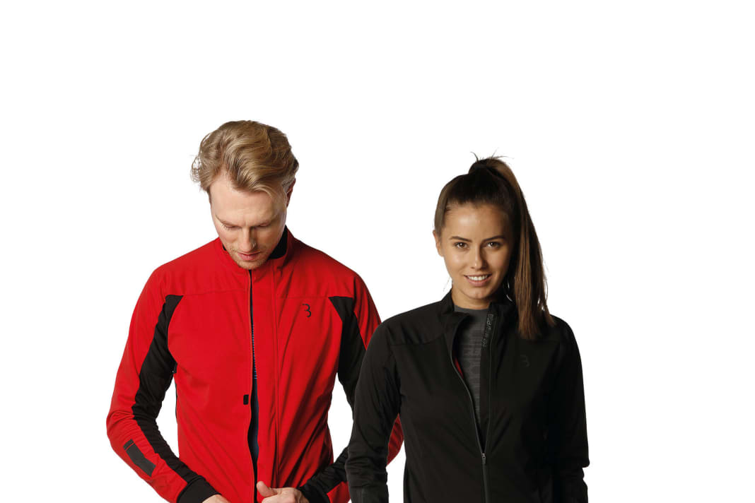 Leichte Softshell-Jacke für milde Wintertage.