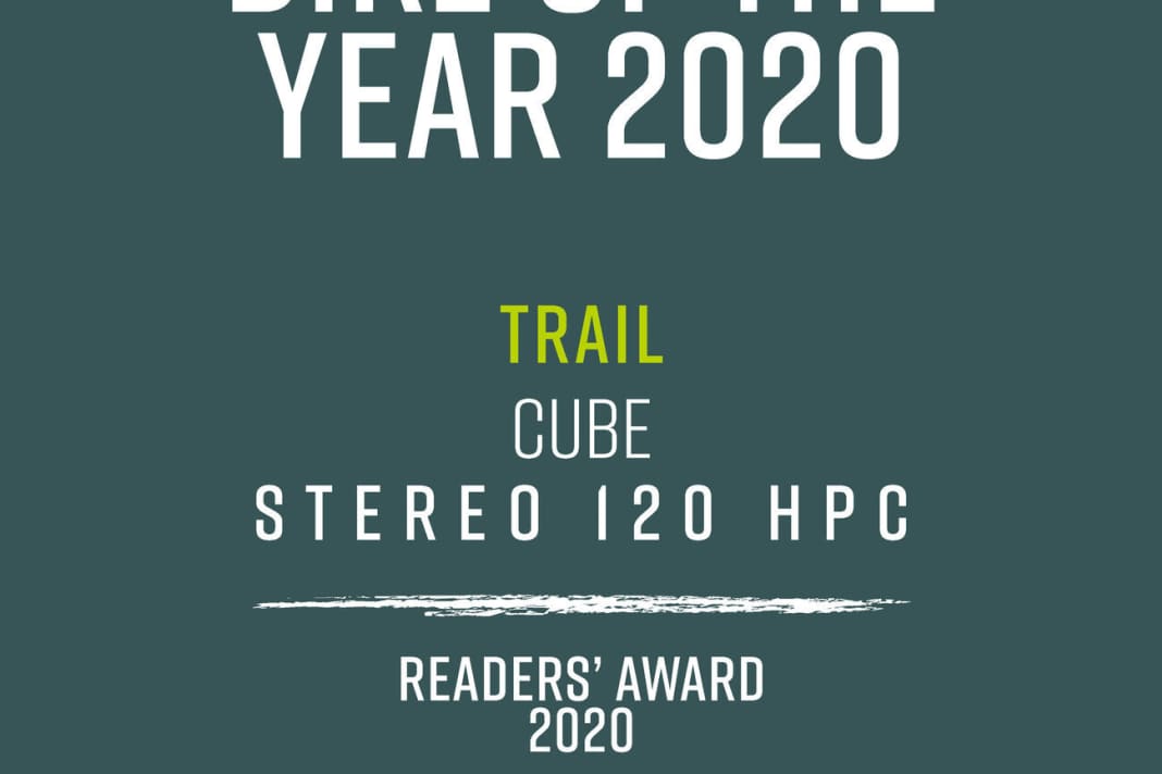 Das Cube Stereo 120 HPC - Euer Sieger in der Kategorie Trailbike.