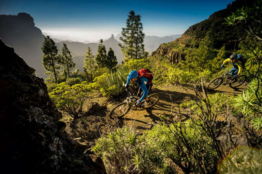 Trans Gran Canaria: Across Gran Canaria's interior: The bizarre mountain world of the Canary Island often resembles a Jurassic Park scene.