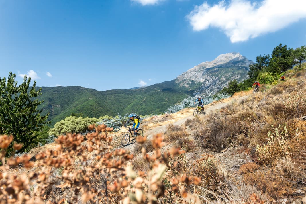 Valle Argentina: created by witches? It was more likely the Romans who paved these paths up to an altitude of 2000 metres.