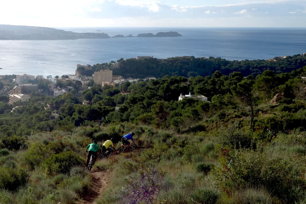 Dem Meer entgegen: Der Trailpark von Paguera bietet herrliche Ausblicke.