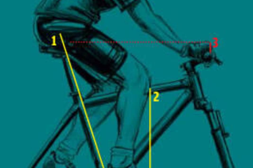 Verdict: Guilty! The wrong frame size or the wrong riding position is often to blame for pain on tour. Sit comfortably!

Check your seat height regularly, especially if you have changed the saddle height (for loading, before a downhill). A seat post that is too low can cause knee problems and also prevents you from pedalling efficiently. The outstretched leg must touch the pedal, the knee must not be fully extended (1). Watch yourself from behind when cycling: If your hips tilt sideways when pedalling, you are sitting too high. Saddle position: In the horizontal pedalling position, drop a plumb line from the head of the tibia to the knee. It should fall through the pedal axle, not in front of the axle (2). If the position does not fit, move the saddle on the support. Saddles with a long frame or posts with different angles (e.g. Race Face) offer a wide adjustment range. Check the height difference from the saddle to the handlebars (3). A cockpit that is too low causes tension and neck pain. If you cannot help yourself with a higher handlebar/stem, your frame is too small for your body size! If the saddle and cockpit are at a similar height, but you are still sitting too stretched out, the frame is probably too large, i.e. the top tube is too long. Measure your stem from the screw of the cover cap to the centre of the handlebar: if it is longer than 135 millimetres - replace it. 100-120 millimetres is currently the universal standard. In spring, you can adjust your riding position a little more comfortably (shorter, more upright). The adjustable handlebar stem unit "VRO" from Syntace is a good help when looking for the optimum handlebar position.



PROFESSIONAL WORKOUT: PAIN-FREE IN 15 MINUTES!

Strong muscles know no pain. Give your body a quarter of an hour for these strengthening exercises. Your reward: more fun in the saddle!