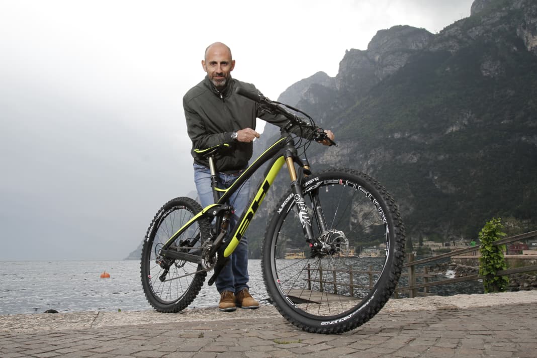 José Miguel Aracama von BH zeigt das Lynx 4.8 Carbon. Den Prototypen konnten wir aber leider nocht nicht fahren.