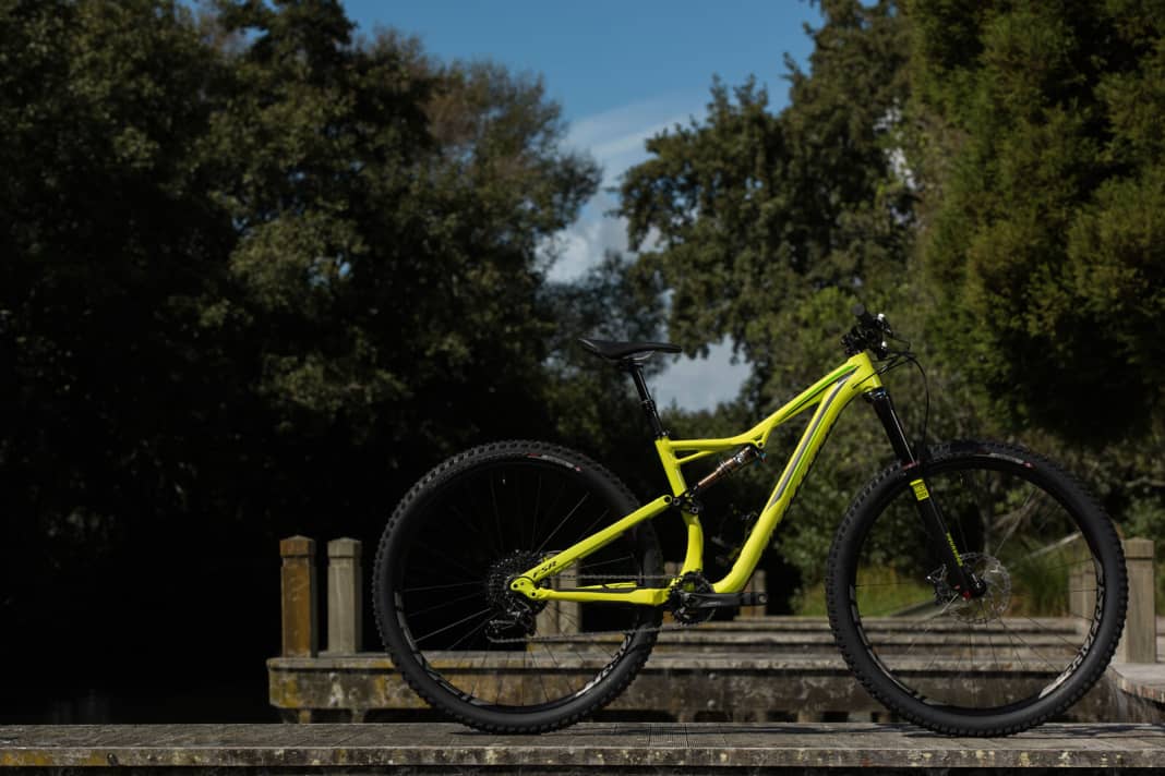 The Stumpjumper Elite with aluminium frame is the second most affordable bike in the model range.