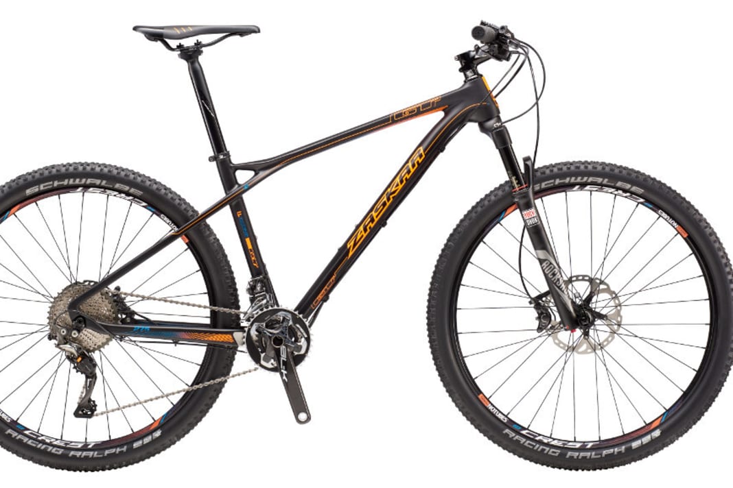 Das Topmodell des Zaskar rollt mit Rock Shox Reba und Shimano XTR/XT Komponenten auf die Trails.