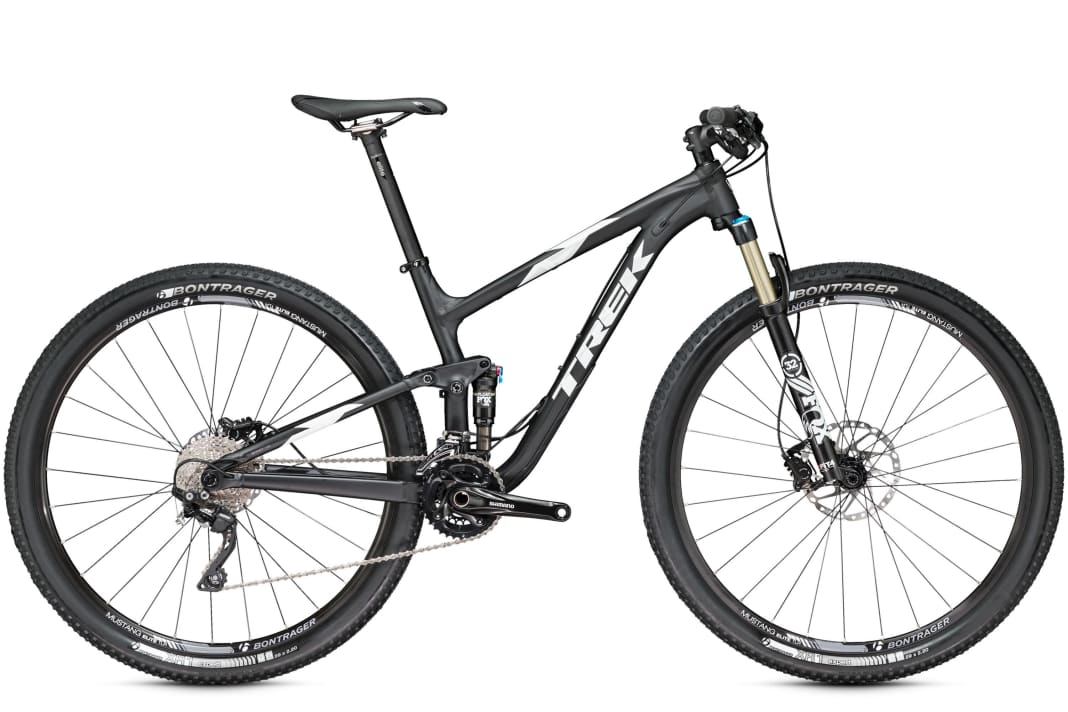 The Top Fuel 8 is the entry-level model in Trek's Top Fuel range. It costs 2999 euros with an aluminium frame.