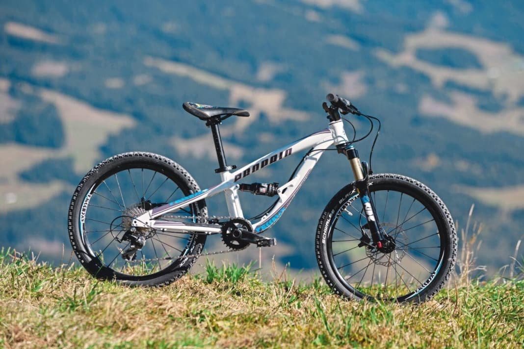 Propain Frechdax 3: 20 Zoll – 67/86 mm – 9,8 kg (o. Pedale) – 1799 Euro.