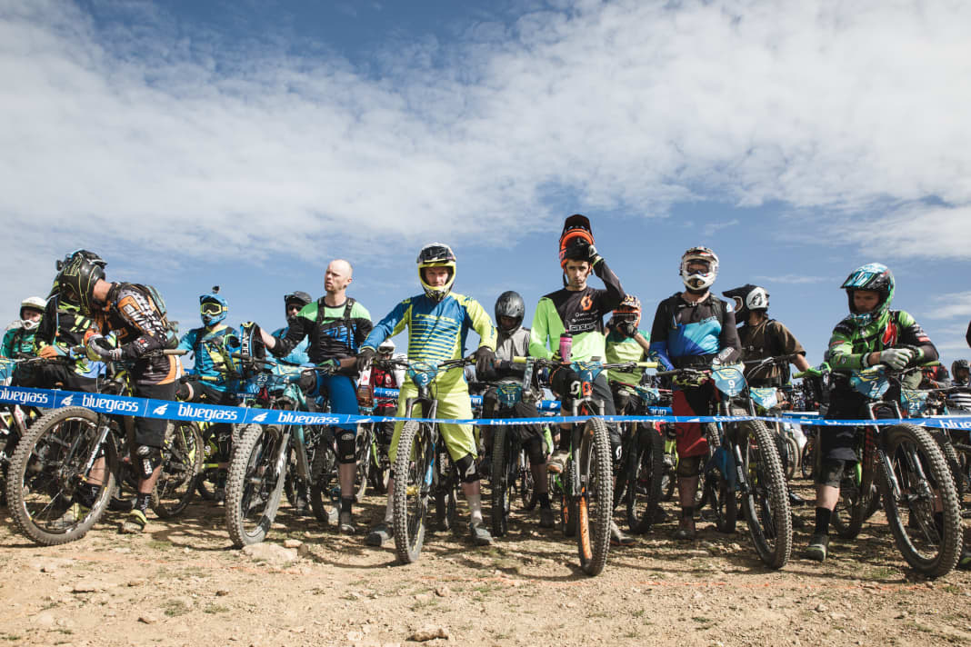 Ready for qualifying: The heats did not yet start from the top.