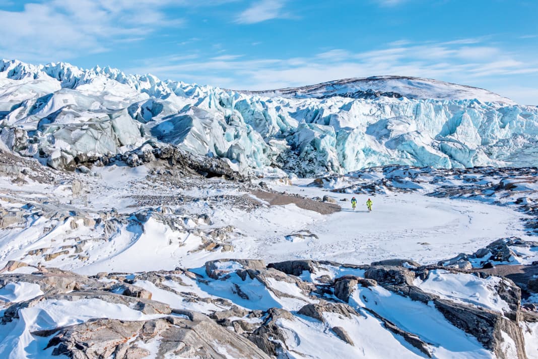 Startpunkt des Arctic-Circle-Trails: die Abbruchkante des Russell-Gletschers.