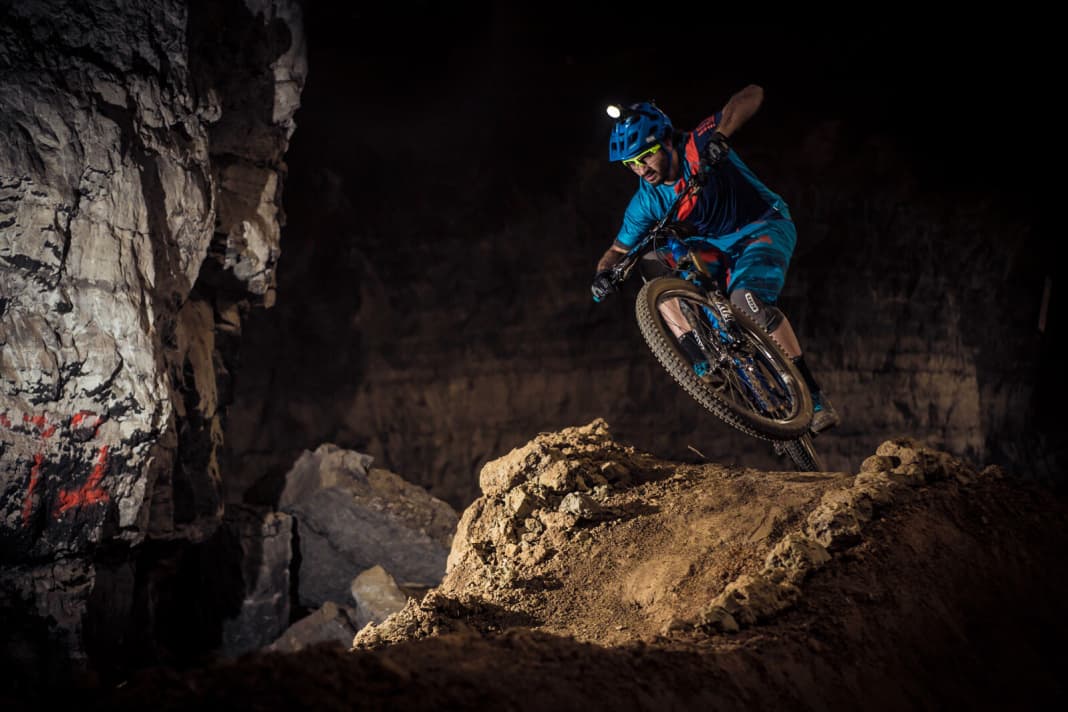 Trail builder Joe Prisel has modelled 45 trails of all levels of difficulty in the former mine.