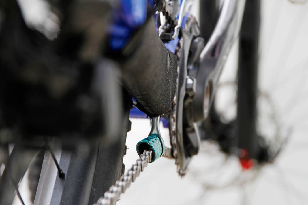 Fully variable: The selection of shiftable chain guides for multiple cranks is small. Especially if they need to be small and light. Our self-assembly can be adapted to different requirements and holds the chain securely on the chainrings - whether single, double or triple.