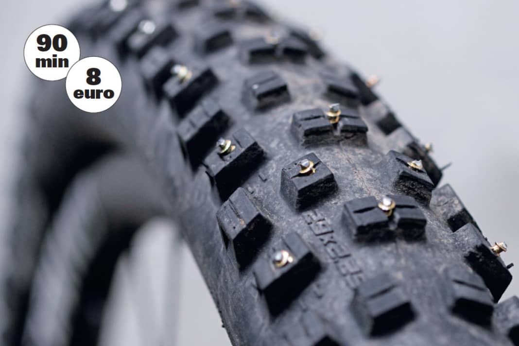 Spikes selbstgemacht: 8 Euro Kosten, 90 Minuten Arbeit.