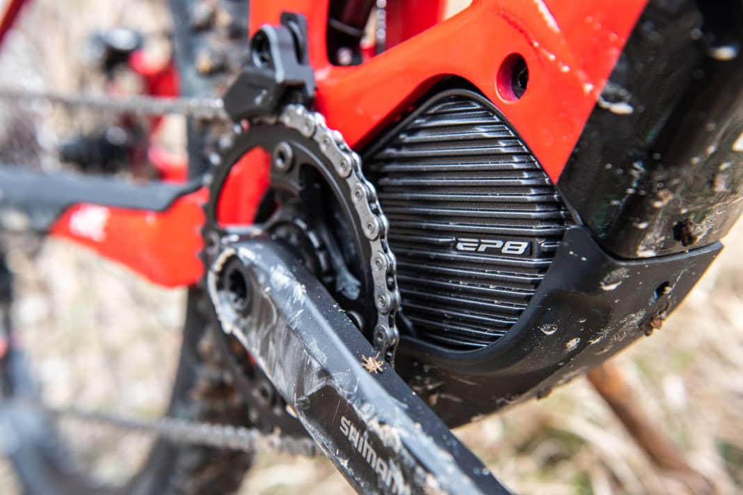 Shimano's EP8 is a state-of-the-art drive unit. Conway has also gone the extra mile with the high-quality SC-EM800 colour display.
