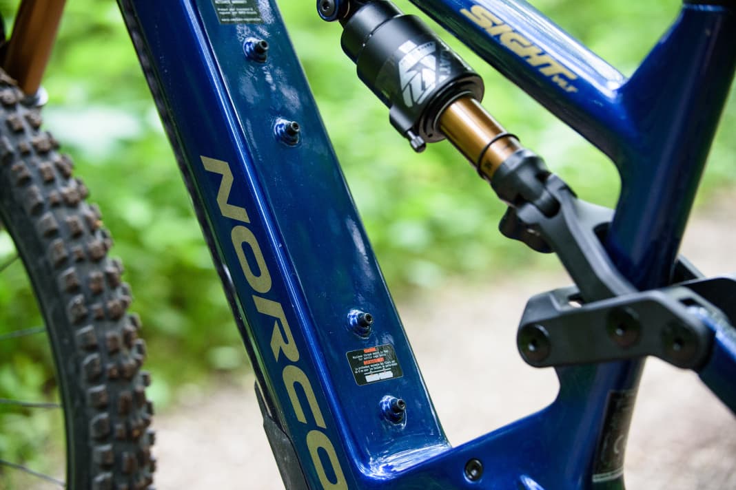 The Sight frame holds two 620 ml bottles in size L.