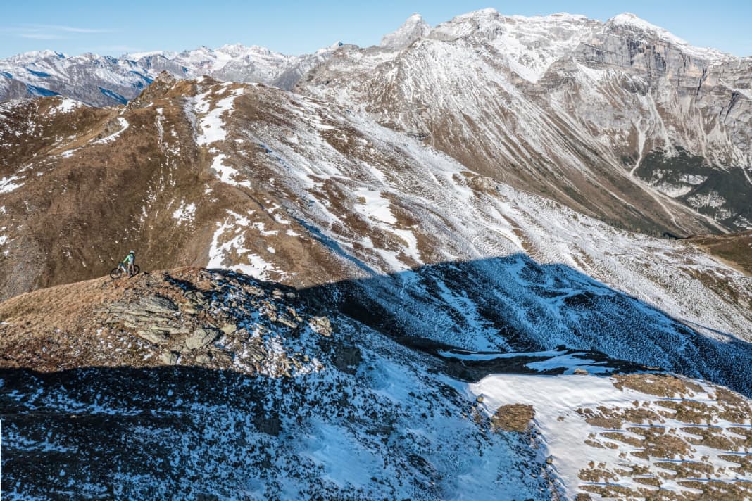 Markus Apperle, alias "Appi", near his bunker on the Brenner border ridge. Where he is hiding is a secret.