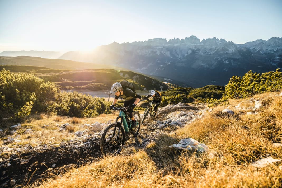 Shimano motor, 720 watt hours, 29 inches and around 150 millimetres of travel. The brand new all-mountain bikes from Focus and Scor are as similar as identical twins. Or are they?